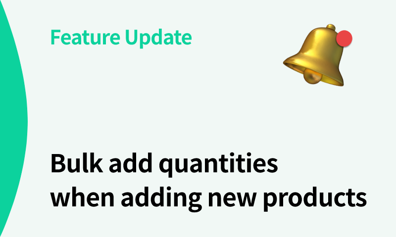 Super easy Bulk add function when adding new products